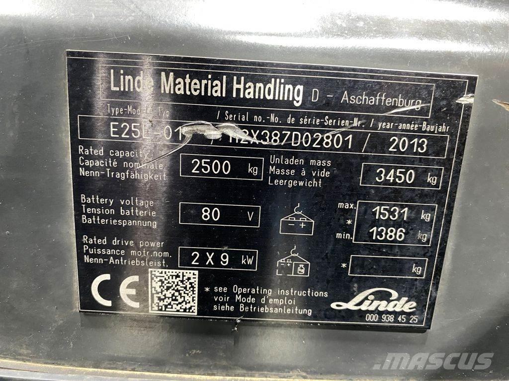 Linde E25L Wózki widłowe inne