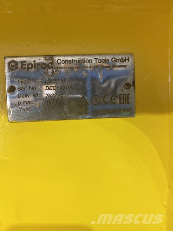Epiroc HB3100 Młoty hydrauliczne