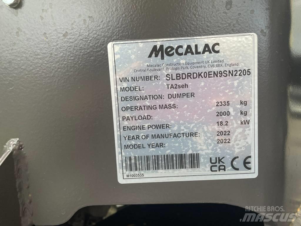 Mecalac TA2SEH Wozidła przegubowe