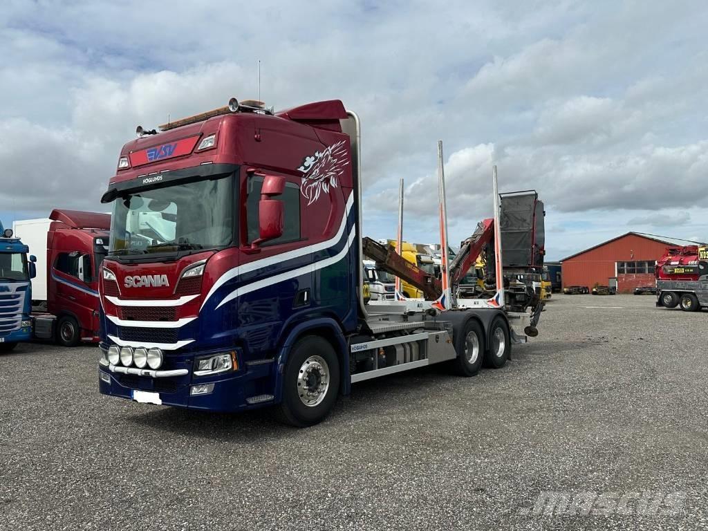 Scania R650B 6X4 NB Samochody do przewozu drewna