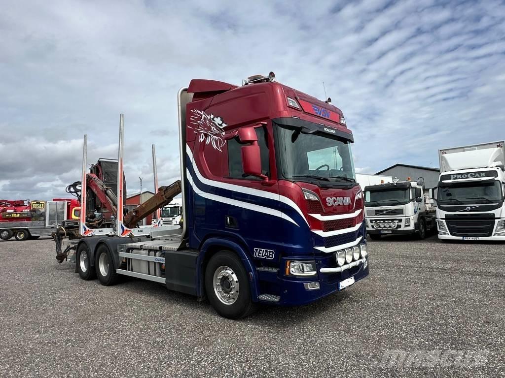 Scania R650B 6X4 NB Samochody do przewozu drewna