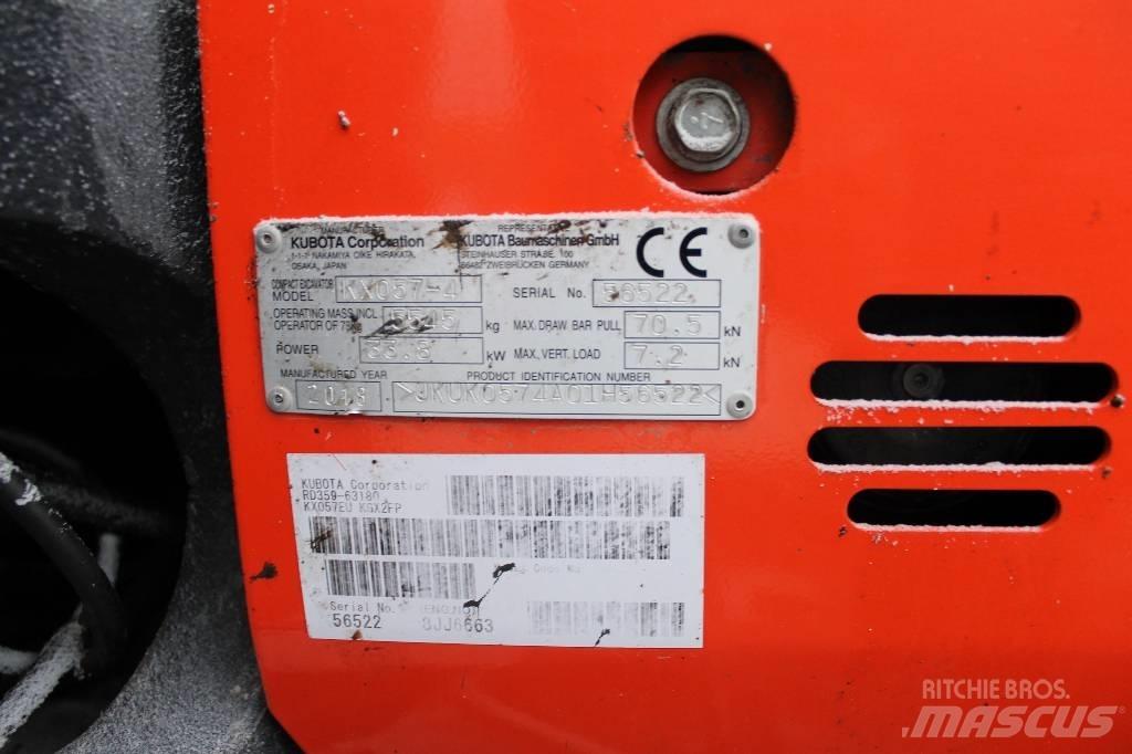 Kubota kx57-4 Minikoparki