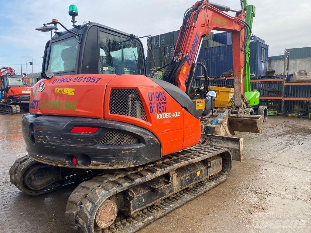 Kubota KX 080-4 Midikoparki  7t - 12t