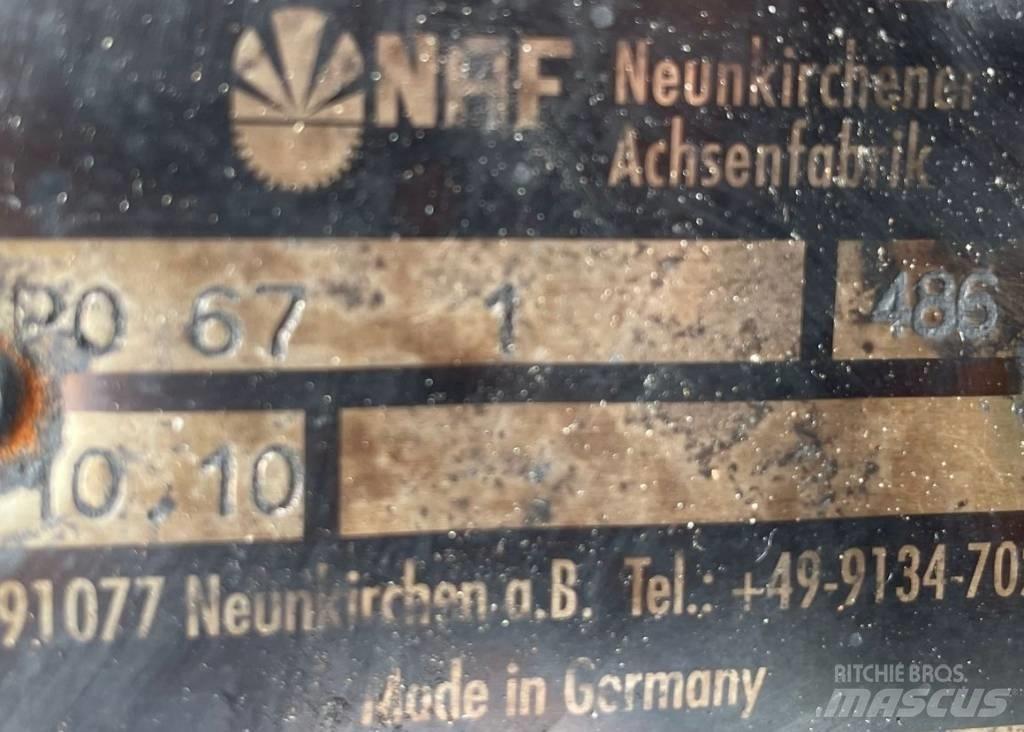 Ponsse NAF PO 67 1 Ramy i zawieszenie
