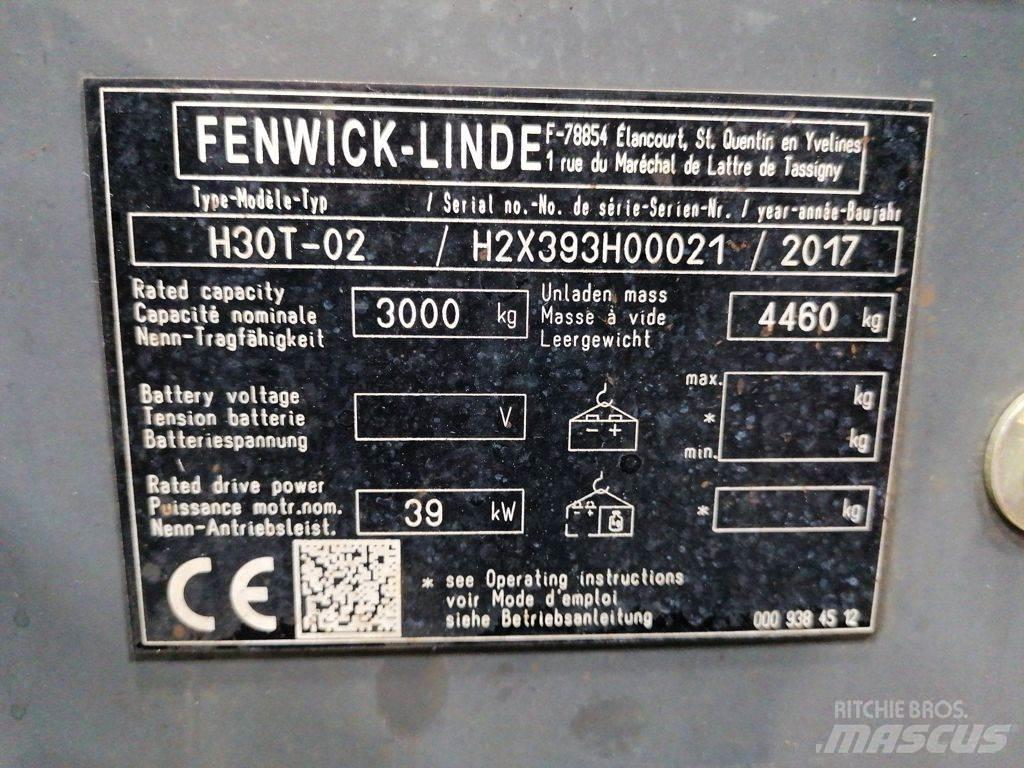 Linde H30T-02 Wózki LPG