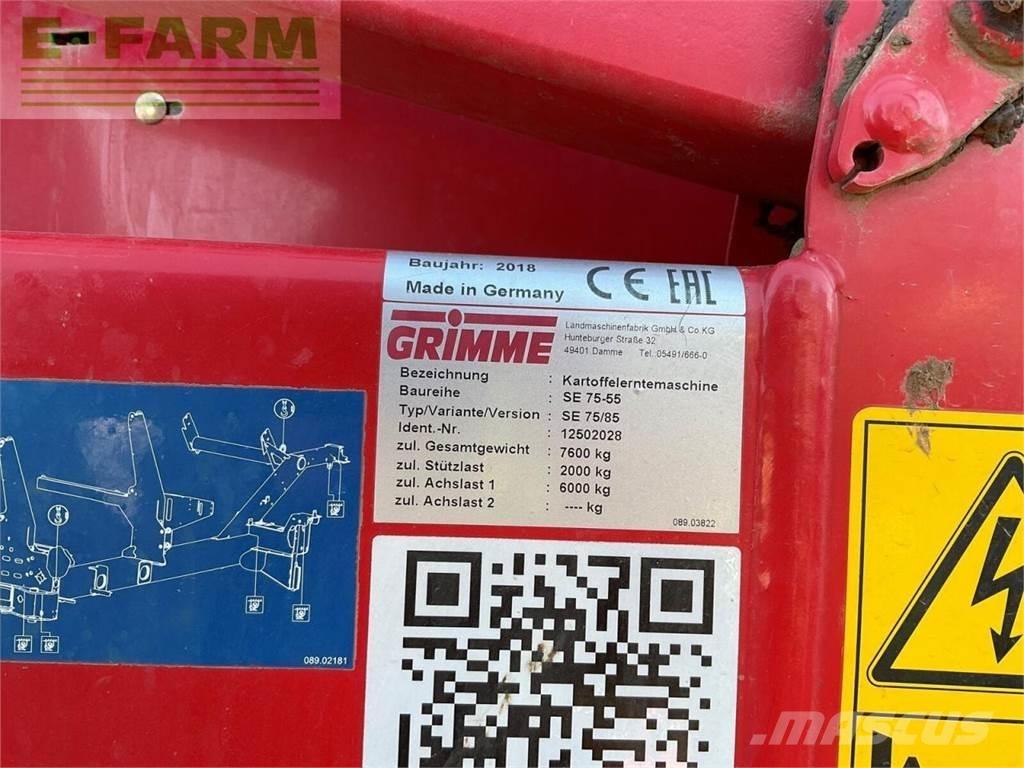 Grimme se 75-55 Kombajny ziemniaczane i kopaczki