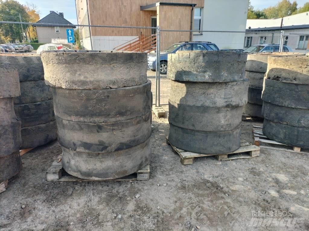 JCB full tires Opony, koła i felgi