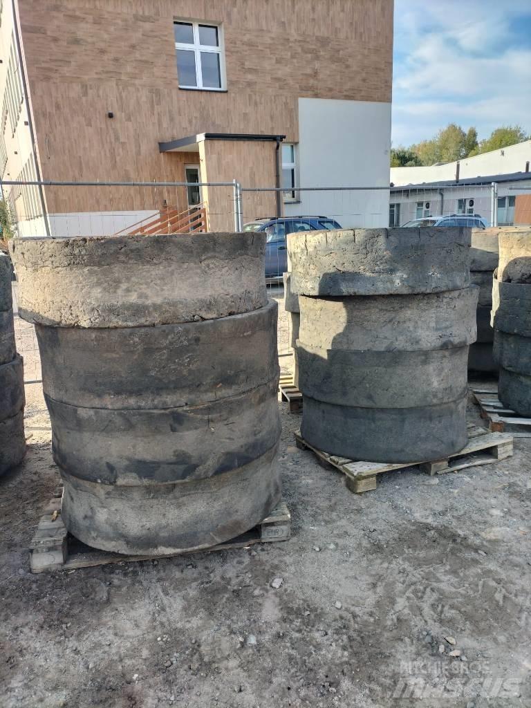 JCB full tires Opony, koła i felgi