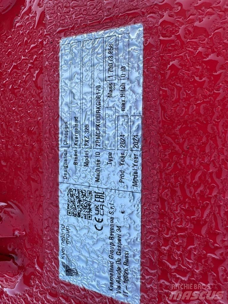 Kverneland FXZ 320 Kosiarki łąkowe i wykaszarki