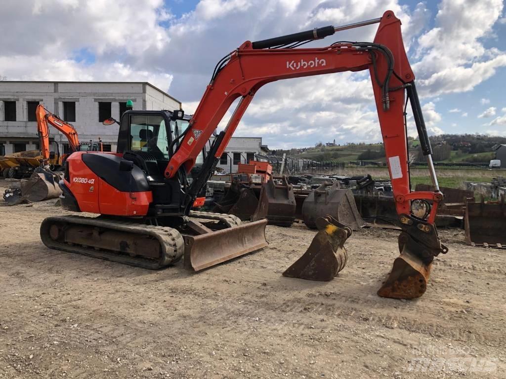 Kubota KX 080-4 Koparki gąsienicowe