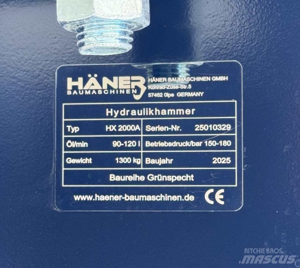  Haner HX 2000A Młoty hydrauliczne