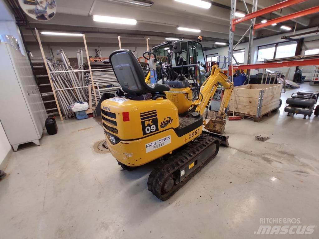 Komatsu PC 09-1 Minikoparki