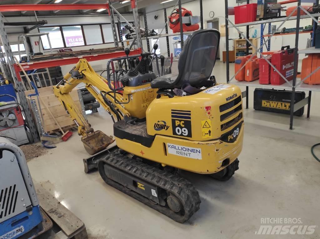 Komatsu PC 09-1 Minikoparki