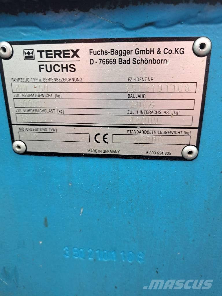 Fuchs MHL 350 Koparki przeładunkowe