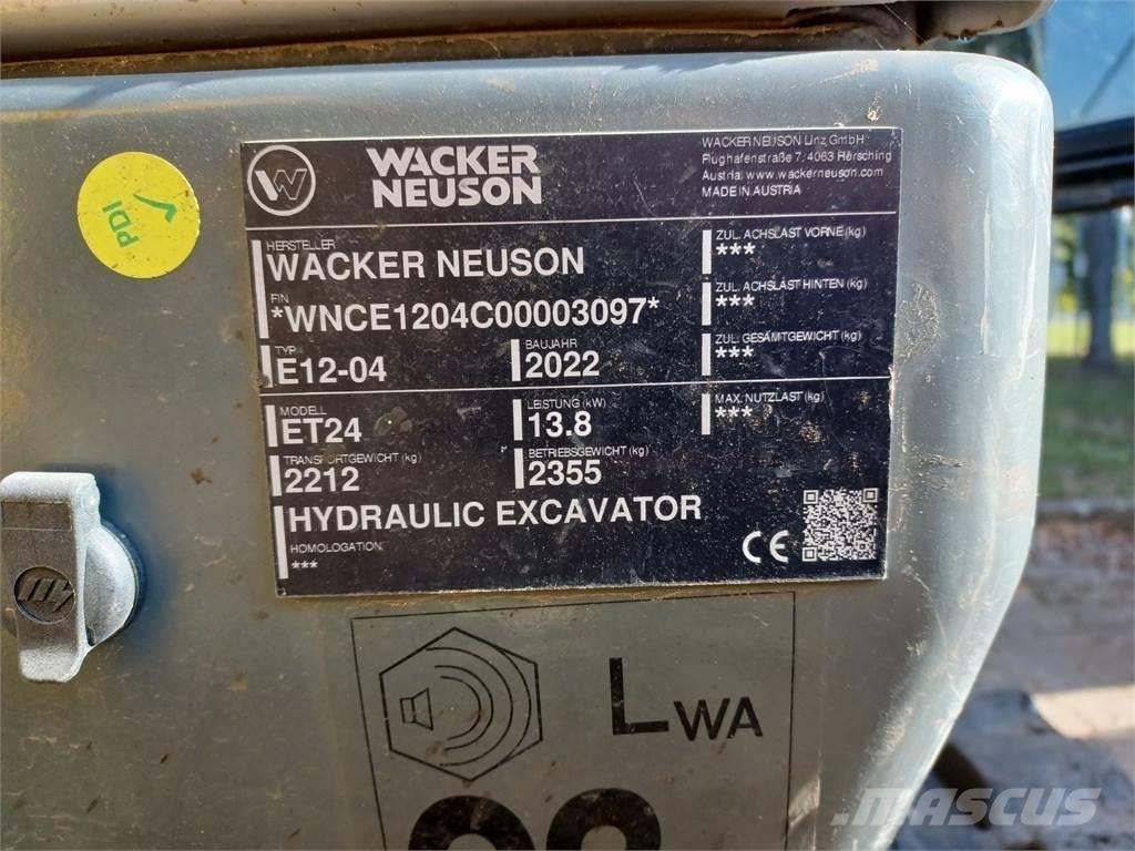 Wacker Neuson ET24 Koparki gąsienicowe