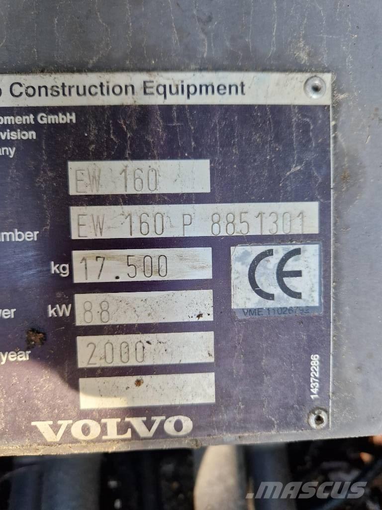 Volvo EW 160 Koparki kołowe