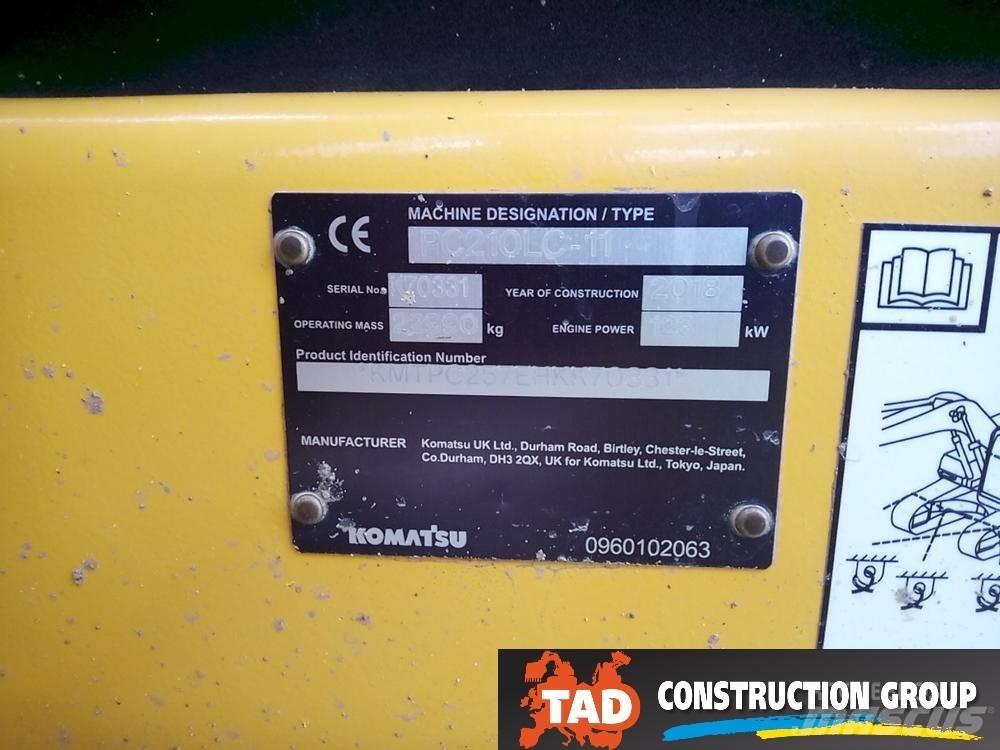 Komatsu PC210LC-11 Koparki gąsienicowe