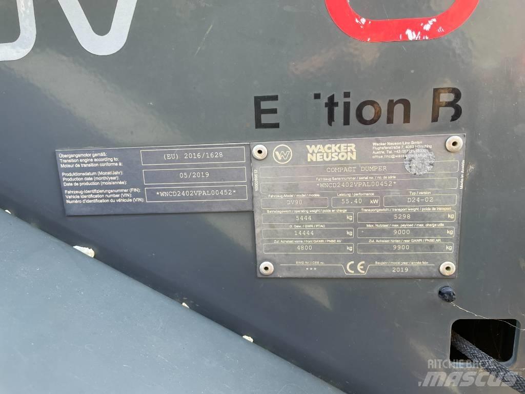 Wacker Neuson DV 90 Wozidła kolebkowe