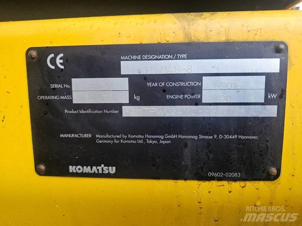 Komatsu PW148-8 Koparki kołowe