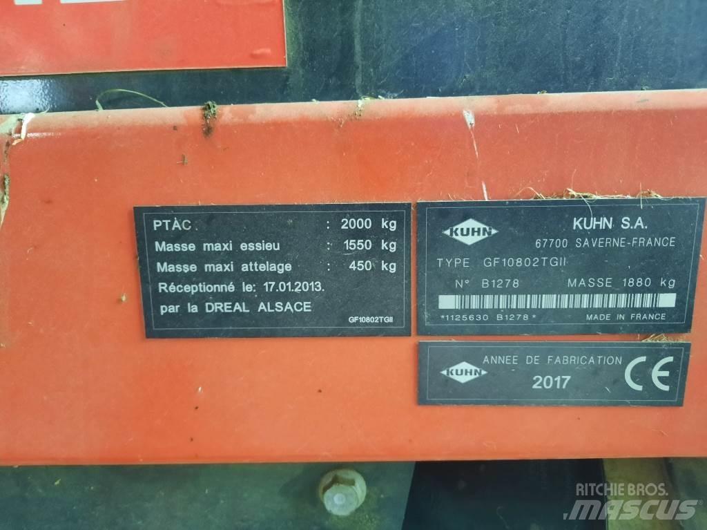 Kuhn Gf10802 tg2 Zgrabiarki i przetrząsacze