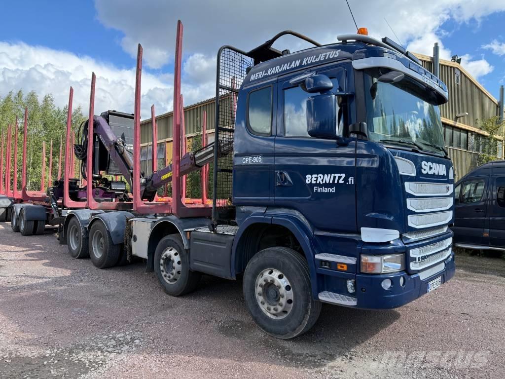 Scania R 580 Samochody do przewozu drewna