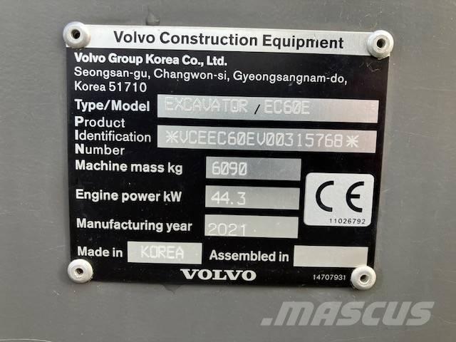 Volvo EC 60 E Koparki gąsienicowe