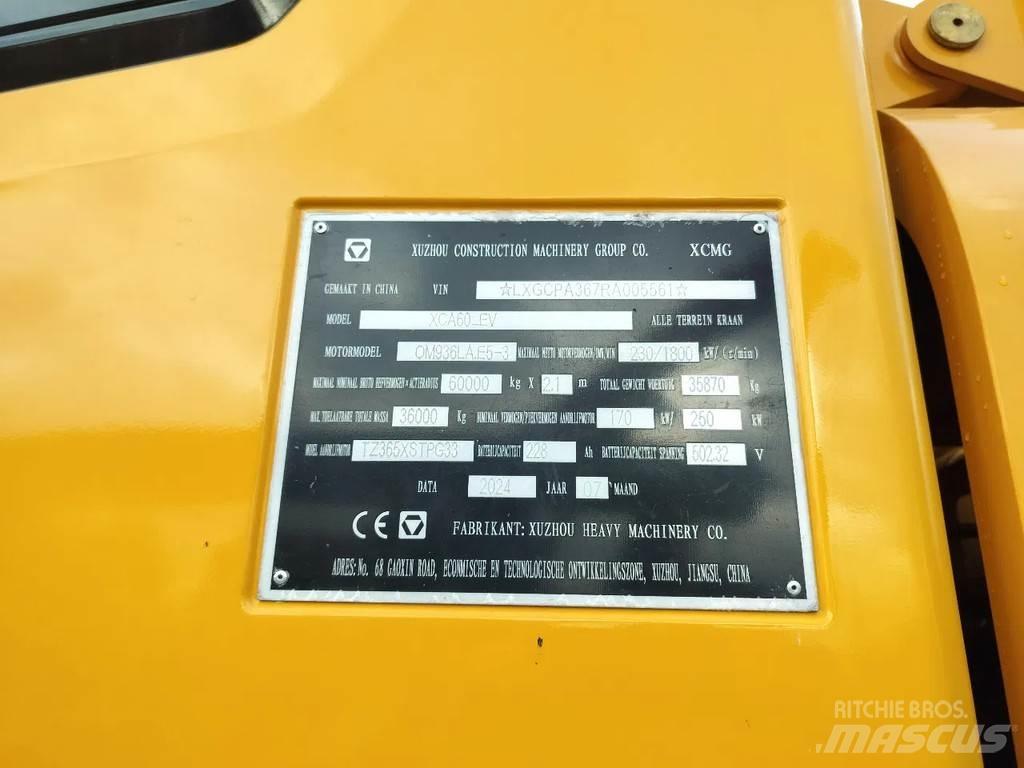 XCMG XCA60_EV Żurawie szosowo-terenowe