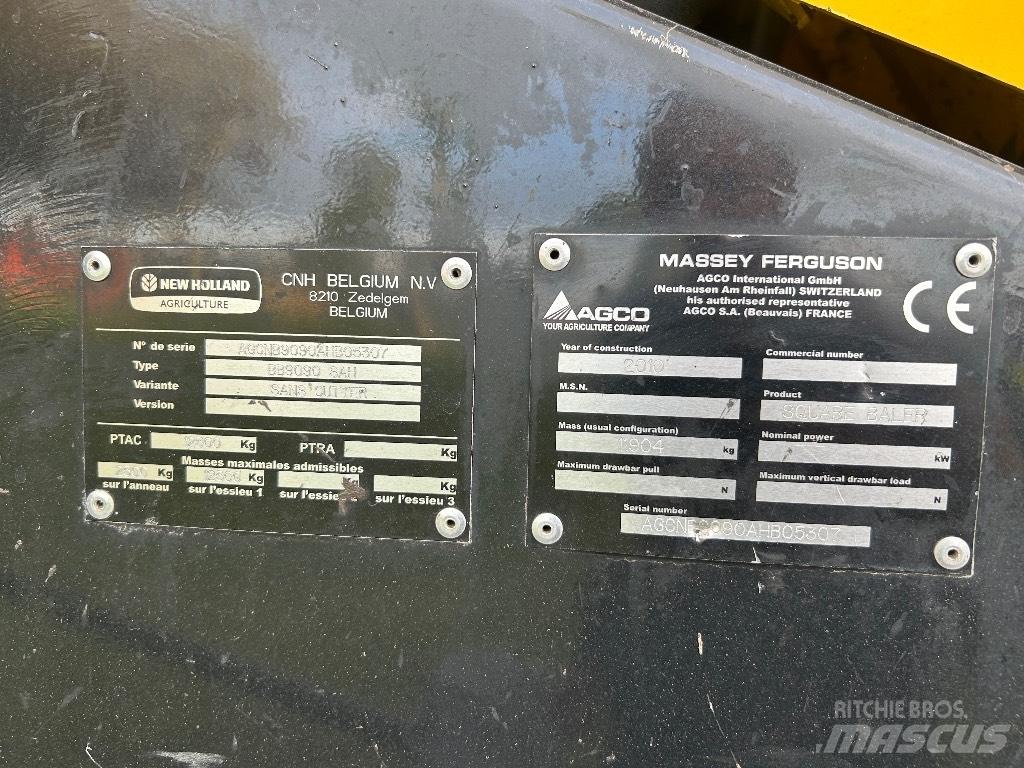 New Holland BB 9090 Prasy kostkujące
