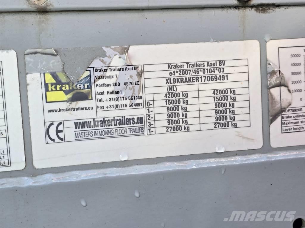 Kraker CF-200 Naczepy z ruchomą podłogą