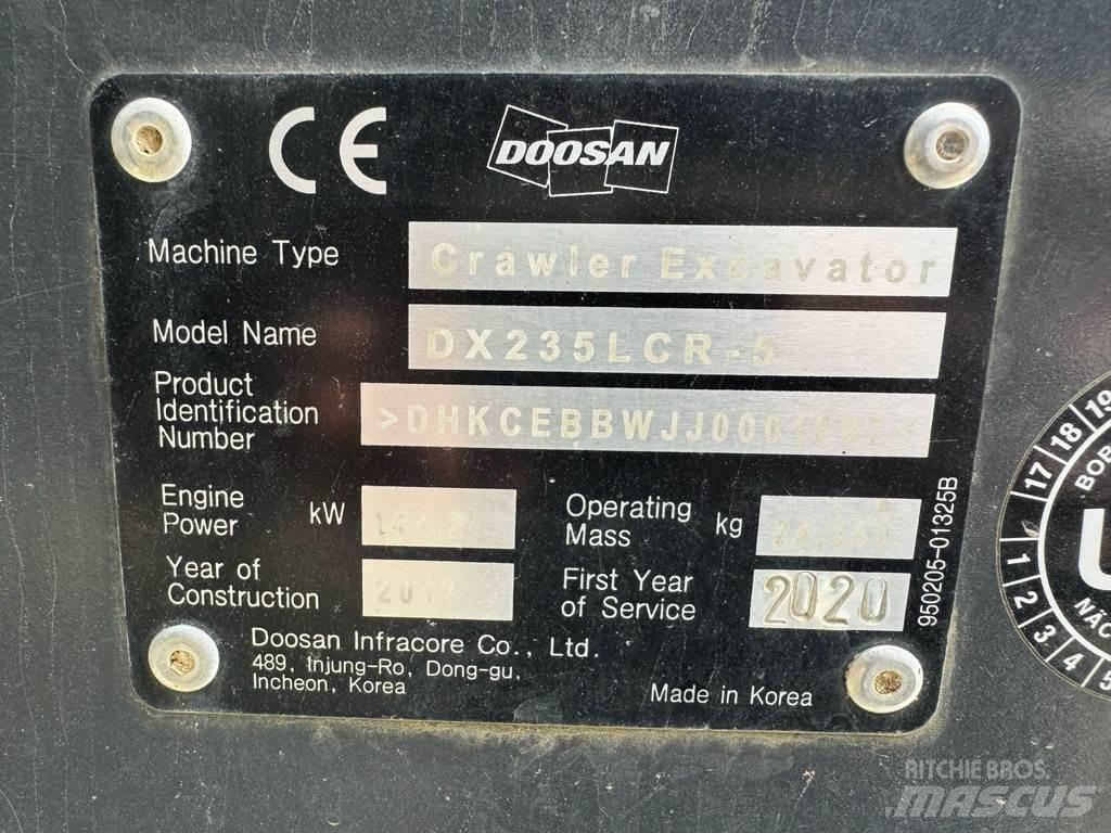 Doosan DX235LCR-5 Koparki gąsienicowe