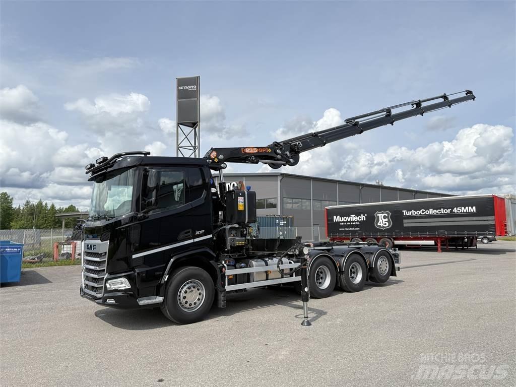 DAF XF 530 FAW 8X4 Żurawie samochodowe