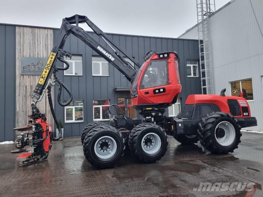 Komatsu 931 Harwestery