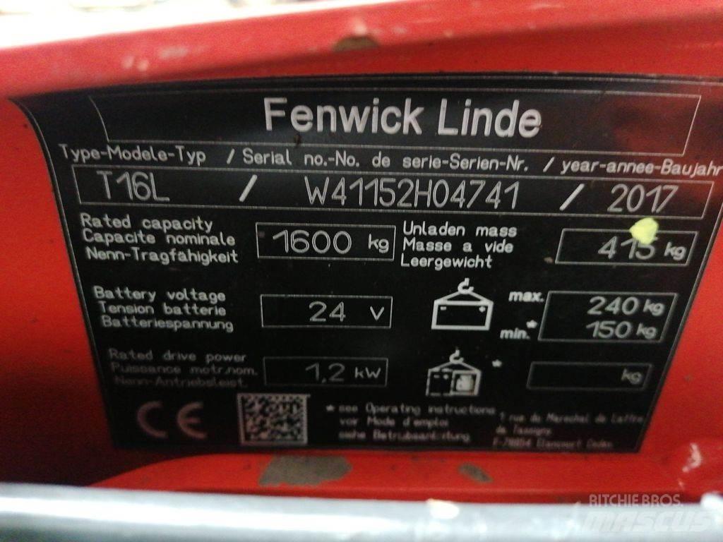 Linde T16L Wózki widłowe unoszące