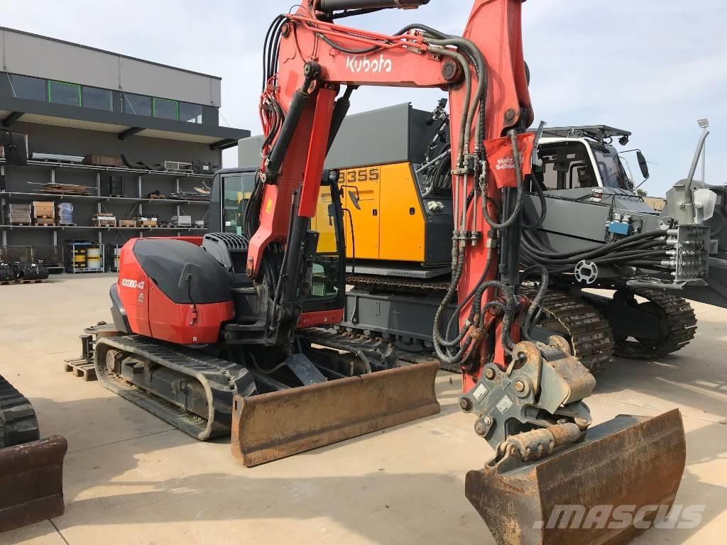 Kubota KX 080-4 Midikoparki  7t - 12t