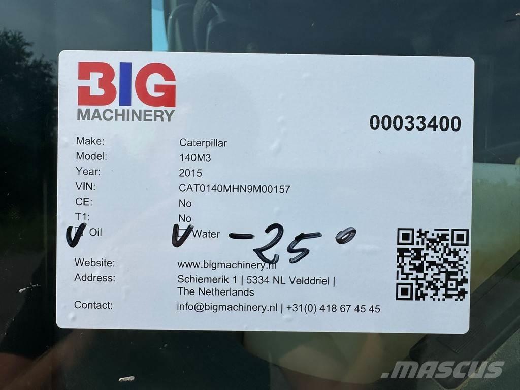 CAT 140M3 Równiarki