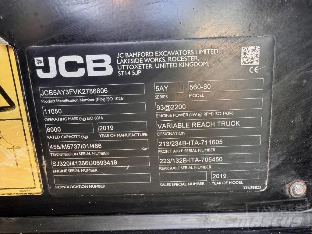 JCB 560-80 Ładowarki teleskopowe