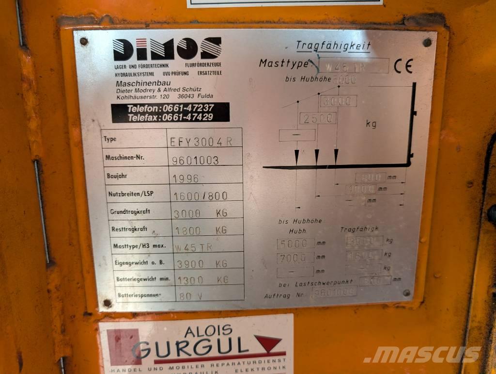 Dimos EFY3004-R Wózki elektryczne