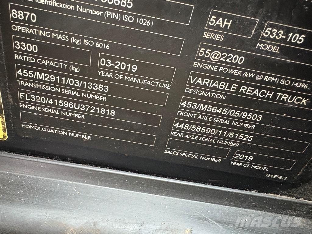 JCB 533-105 Ładowarki teleskopowe