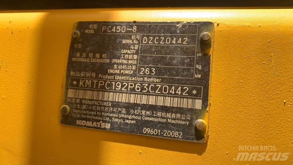Komatsu PC450 Koparki gąsienicowe