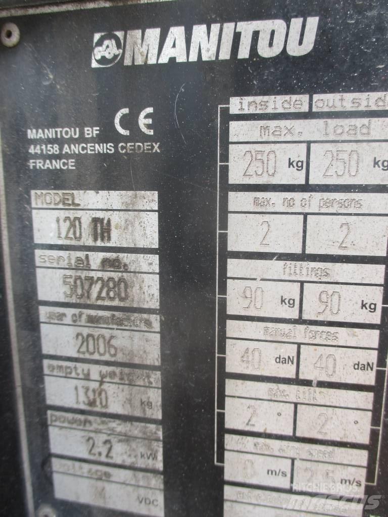 Manitou 120 TH Podnośniki na przyczepach