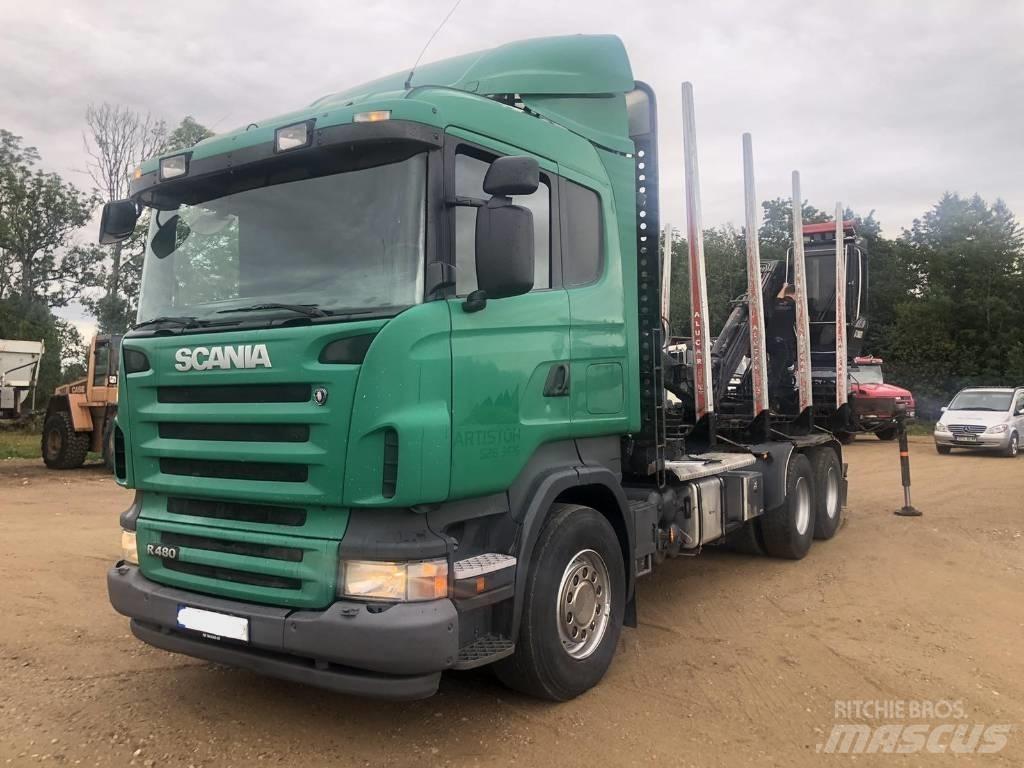 Scania R 480 Samochody do przewozu drewna