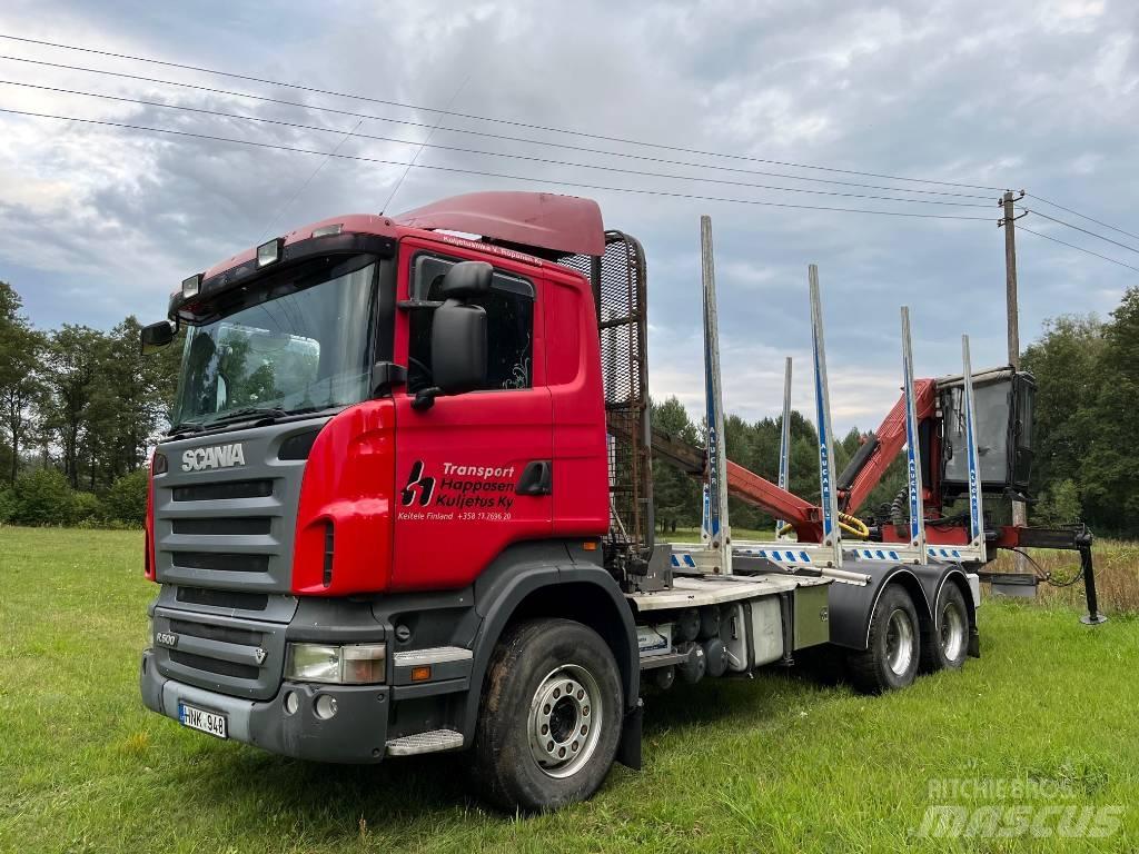 Scania R 500 Samochody do przewozu drewna
