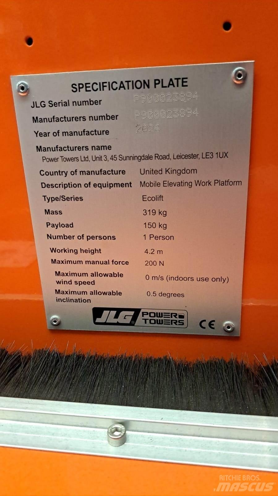 JLG Ecolift2.2 Inne podnośniki