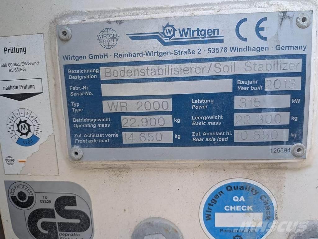 Wirtgen WR2000 Recyklery do asfaltu