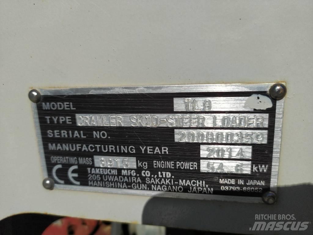 Takeuchi TL 8 Ładowarki gąsienicowe