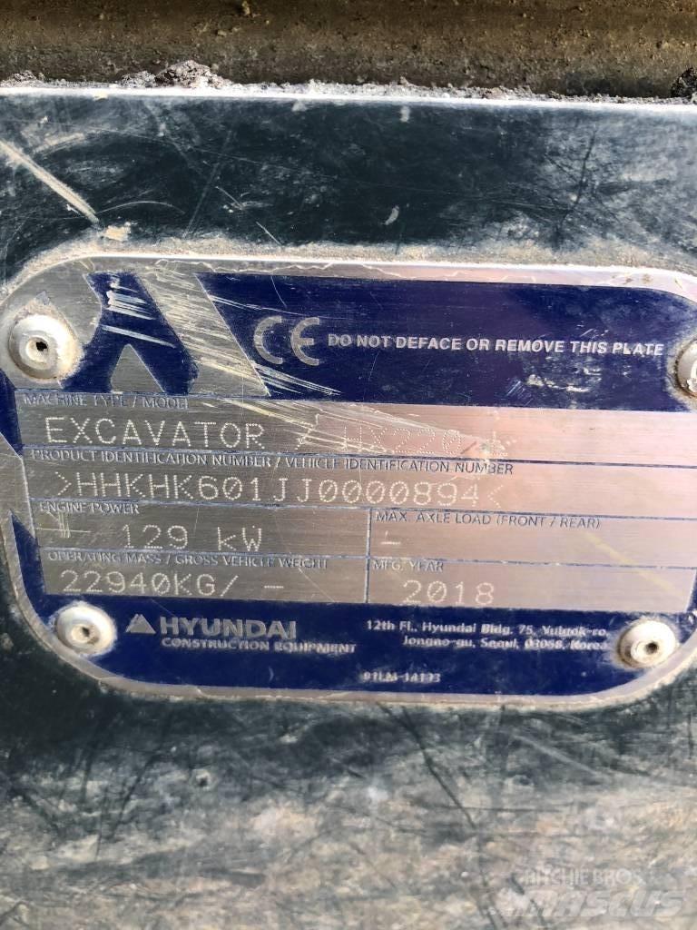 Hyundai HX 220 L Koparki gąsienicowe