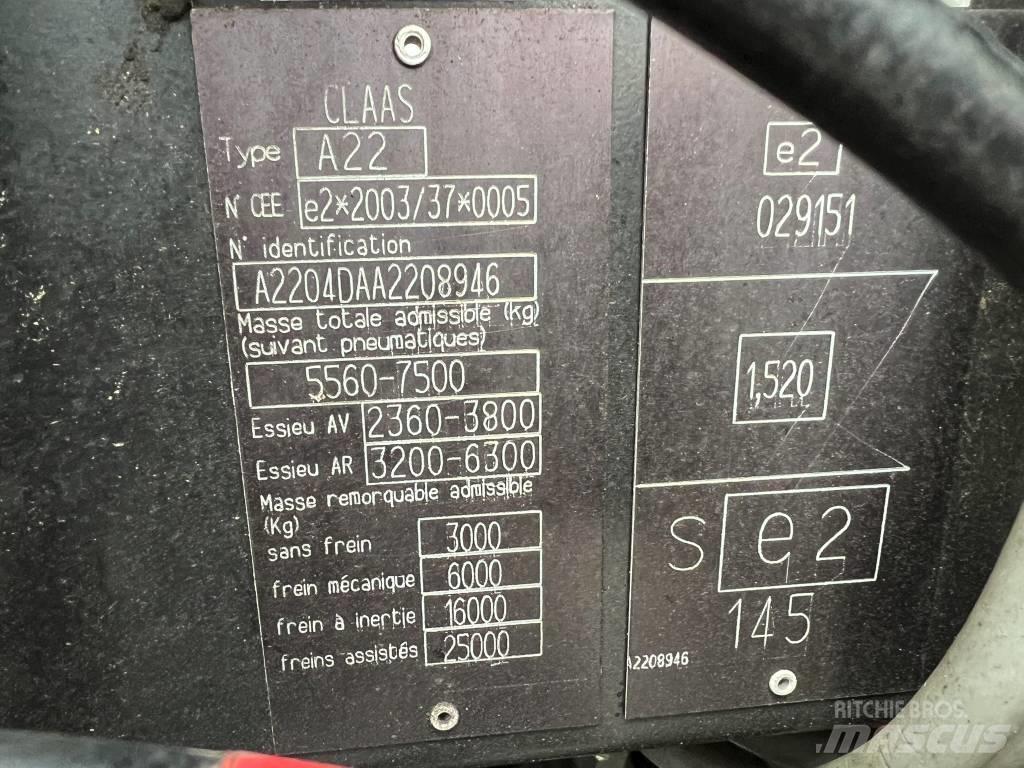 CLAAS Axos 310 Ciągniki rolnicze