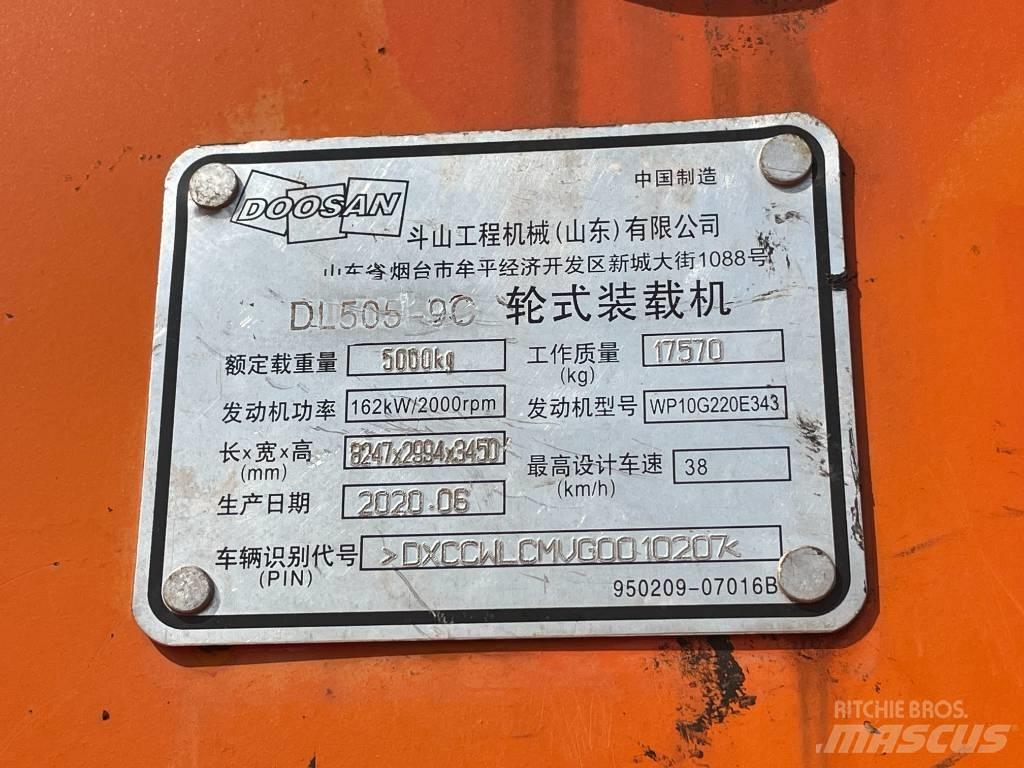 Doosan DL 505 Ładowarki kołowe
