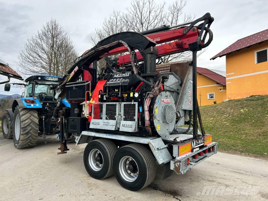 Mus-Max 8XL Łuparki, pilarki i wiórkarki