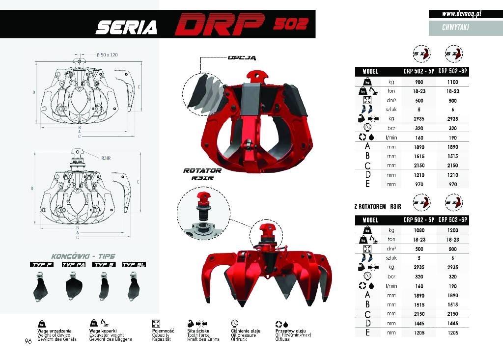  DEMOQ DRP300-5P Nożyce